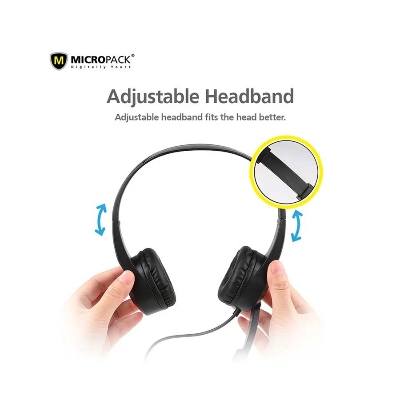 Picture of Micropack MHP-02 Black Headphone