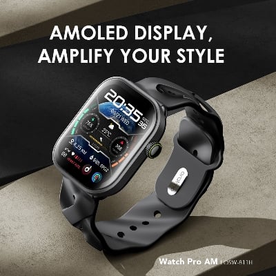 Picture of oraimo Watch Pro AM 1.85″ AMOLED IP68 Smart Watch    (OSW-811H)