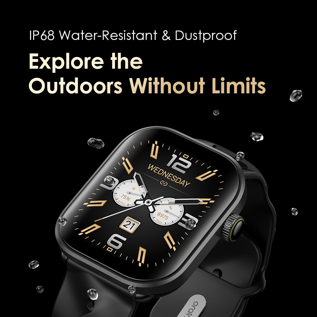 Picture of oraimo Watch Pro AM 1.85″ AMOLED IP68 Smart Watch    (OSW-811H)