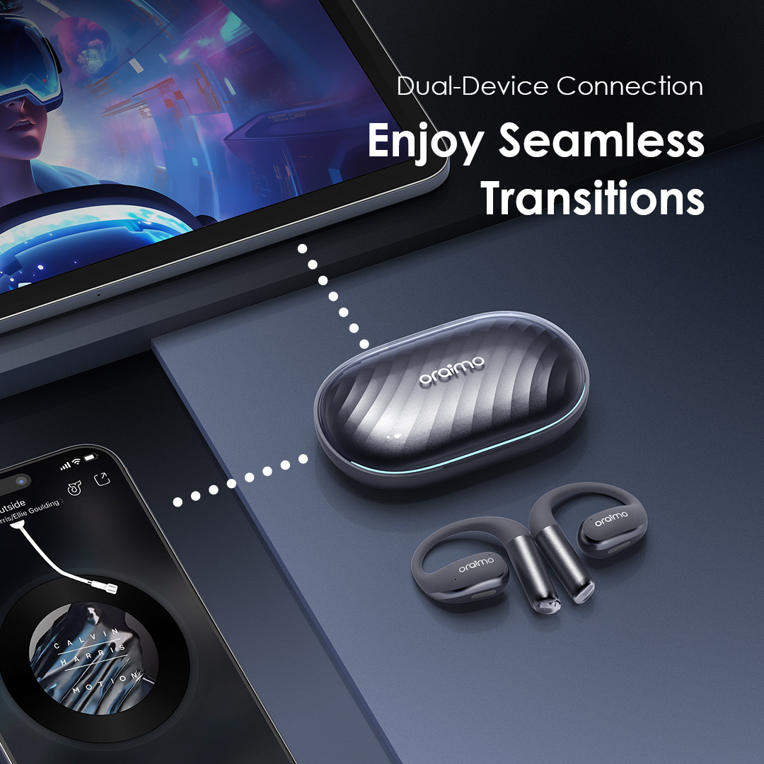 Picture of oraimo OpenArc Open-Ear Wireless Earbuds Wireless Earbuds (OPN-675)
