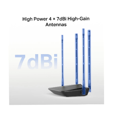 Picture of Mercusys MR39-HP AC1200 Dual Band High Gain 7dBi 4 High Power Antenna Wireless Dual-Band Router Max 2500 Sqft Coverage