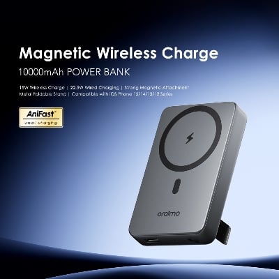 Picture of oraimo MagPower 15 oraimo MagPower 15 10000mAh Wireless Power Bank (OPB-7102W)