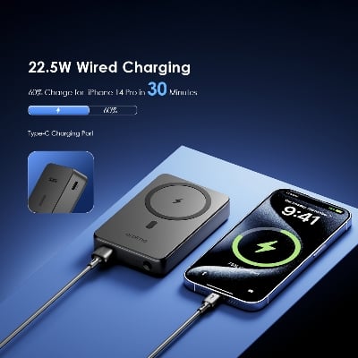Picture of oraimo MagPower 15 oraimo MagPower 15 10000mAh Wireless Power Bank (OPB-7102W)