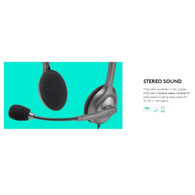 Picture of Logitech H110 Black Headphone #981-000459