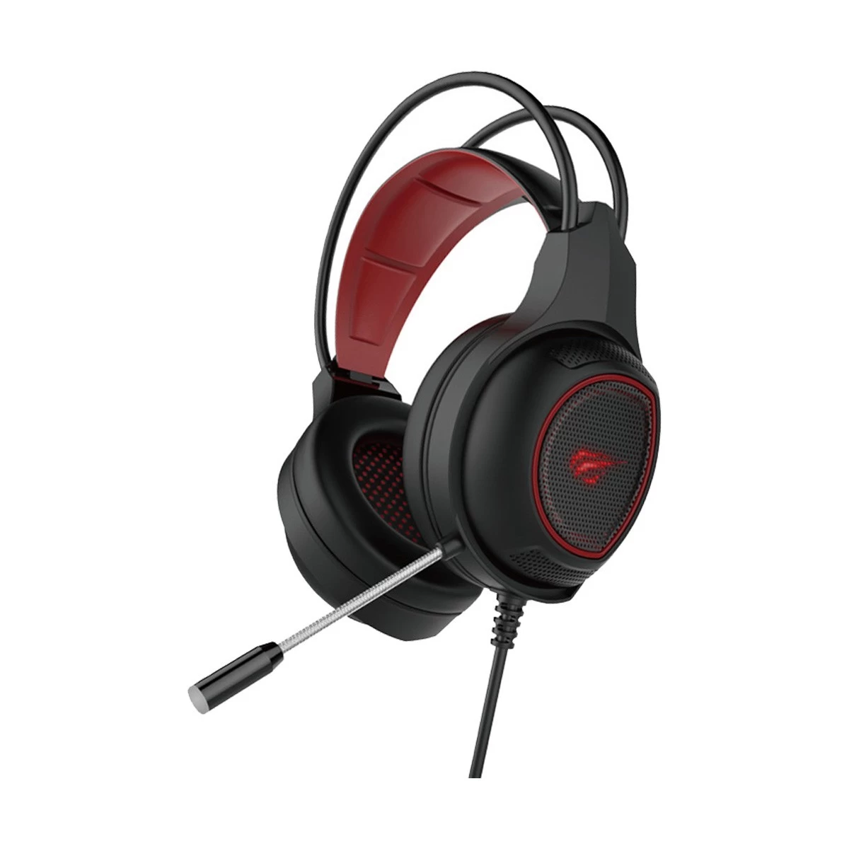 Picture of Havit HV-H2239D 3.5mm Audio Jack+USB Black-Red Gaming Headphone