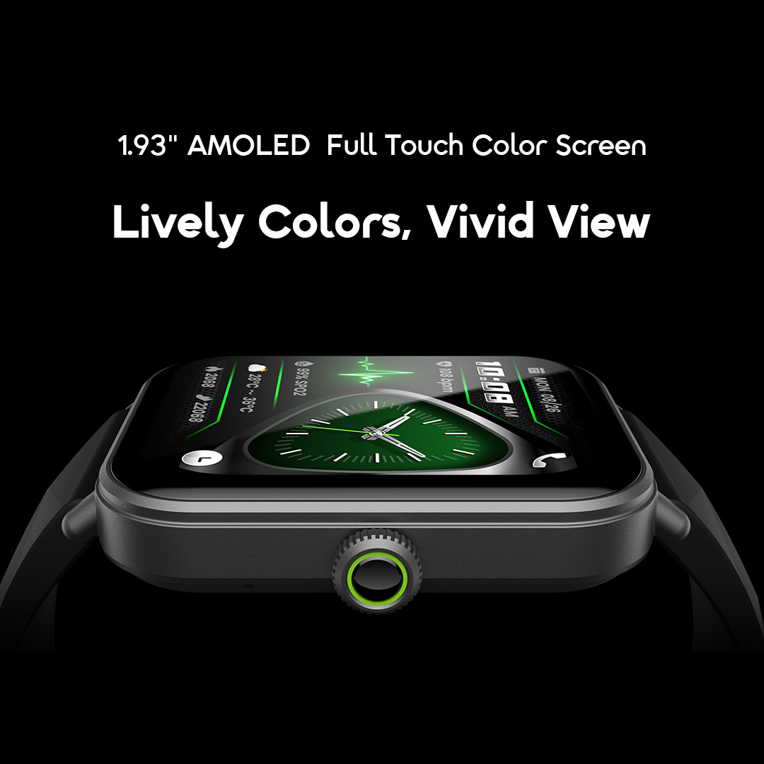 Picture of oraimo Watch Nova 2 Lite 1.93'' AMOLED Full Touch Color Screen Smart Watch ( OSW-814L)