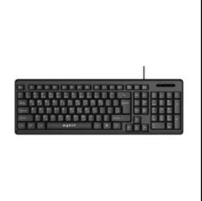 Picture of AULA AK105 Wired Black Keyboard with Bangla