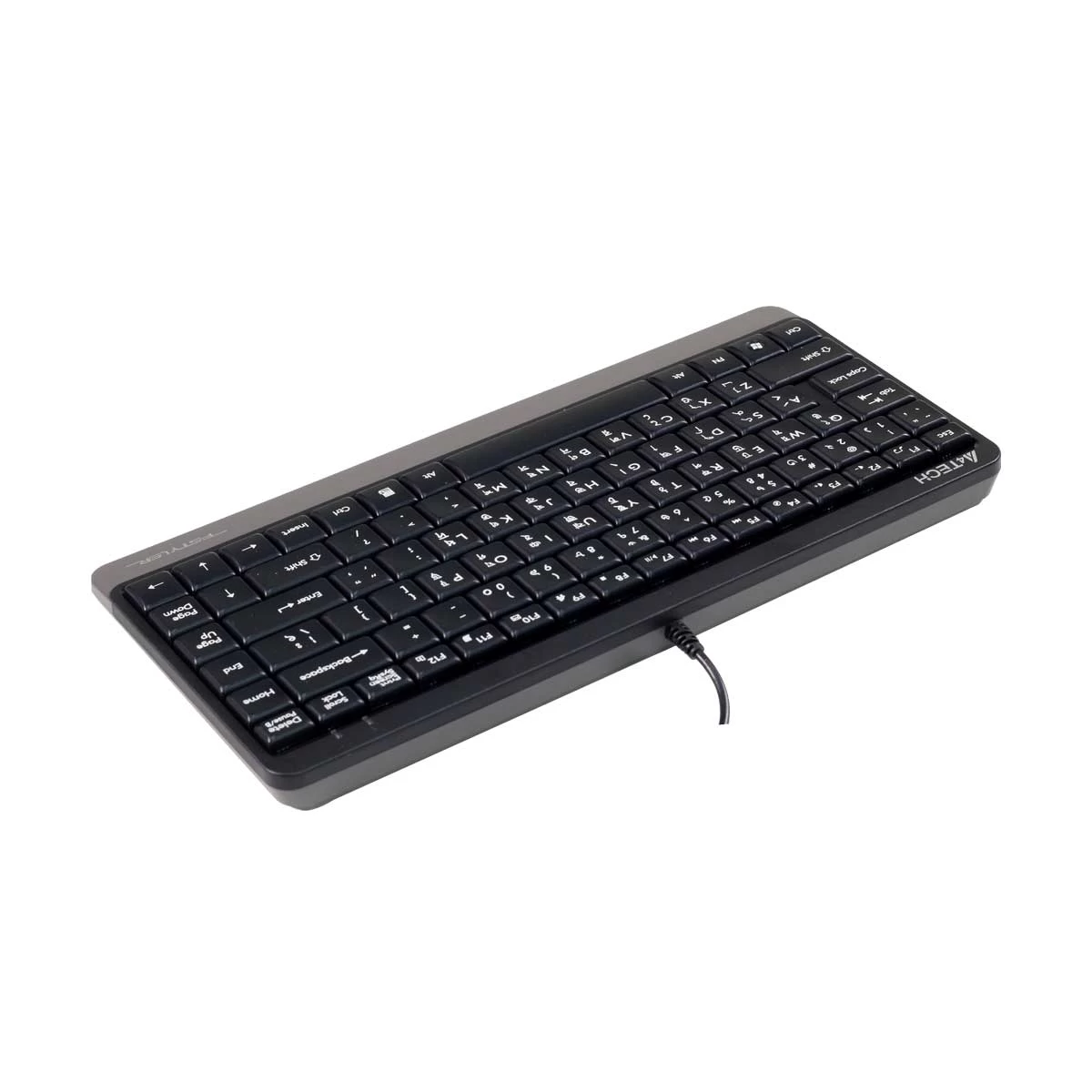 Picture of A4TECH FK11 Grey USB FN-Hotkeys Multimedia Mini Keyboard with Bangla
