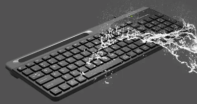 Picture of A4TECH FK25 Fstyler Wired Black Multimedia Keyboard with Bangla
