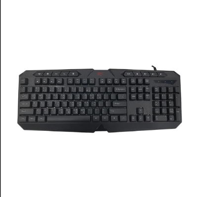 Picture of Havit KB419L USB Multi-Function Backlit Black Gaming Keyboard with Bangla