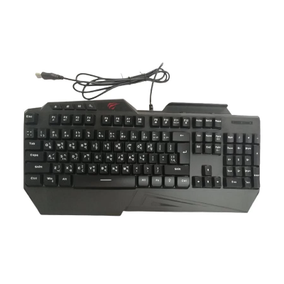 Picture of Havit KB488L USB Multi-Function Backlit Black Gaming Keyboard with Bangla