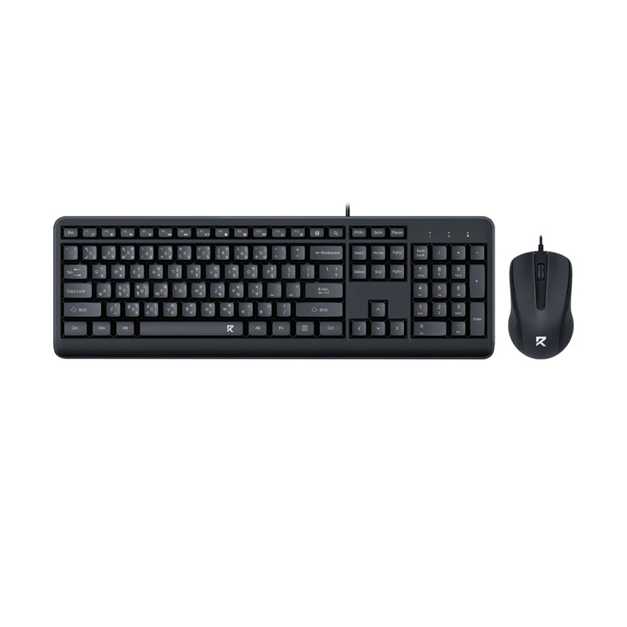 Picture of Redragon BS-7092 Wired Black Keyboard & Mouse Combo with Bangla