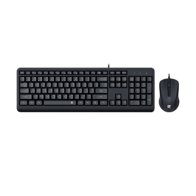 Picture of Redragon BS-7092 Wired Black Keyboard & Mouse Combo with Bangla