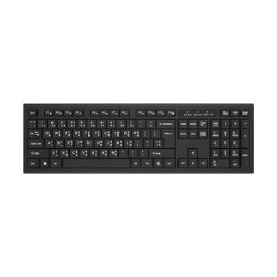 Picture of Pc Power PCGKY601 Chocolate Black Wired Office Keyboard with Bangla
