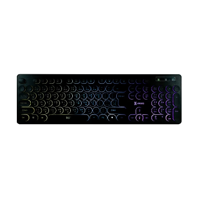Picture of Xtreme XJOGOS KB73R Backlit Wired Black Keyboard with Bangla