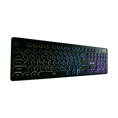 Picture of Xtreme XJOGOS KB73R Backlit Wired Black Keyboard with Bangla