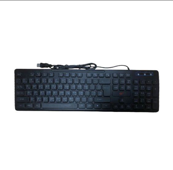 Picture of Havit KB275L USB Black Multimedia Gaming Keyboard with Bangla