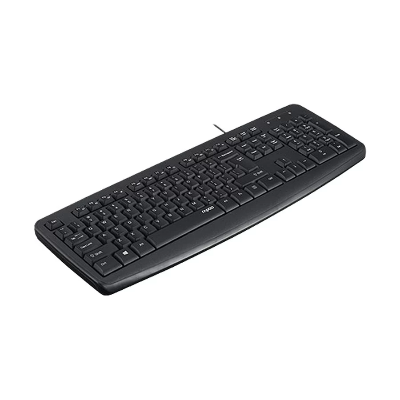 Picture of Rapoo NK2600 Spill- Resistant Wired Black Keyboard with Bangla
