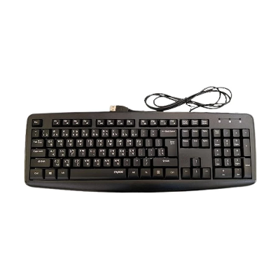 Picture of Rapoo NK2600 Spill- Resistant Wired Black Keyboard with Bangla