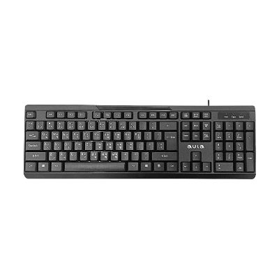 Picture of AULA AC101 Wired Black Keyboard & Mouse Combo with Bangla