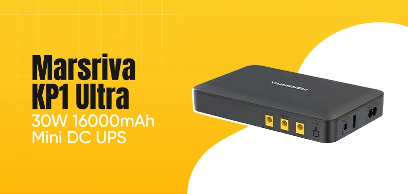 Picture of Marsriva KP1 Ultra New 16000mAh Mini DC UPS