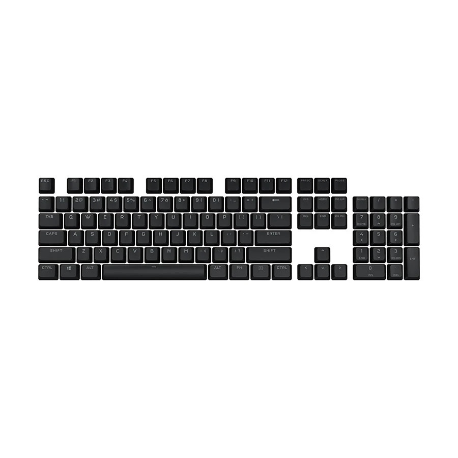 Picture of CORSAIR PBT DOUBLE-SHOT PRO Onyx Black Keycaps Mod Kit