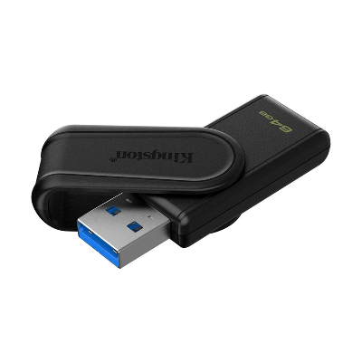Picture of কিংস্টন DataTraveler Exodia S 64GB USB 3.2 Gen 1 Black Pen Drive