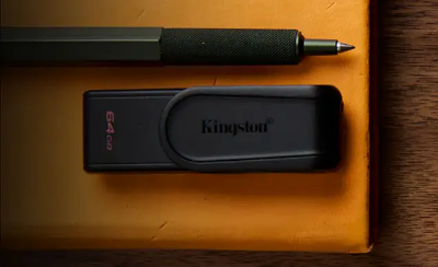 Picture of কিংস্টন DataTraveler Exodia S 64GB USB 3.2 Gen 1 Black Pen Drive