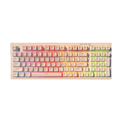 Picture of Pc Power Silent-98 RGB Wired Sunset Gaming Keyboard with Bangla
