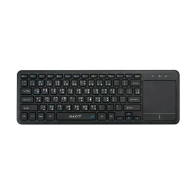 Picture of Havit KB234WB Dual Mode Wireless Black Keyboard with Bangla
