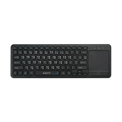 Picture of Havit KB234WB Dual Mode Wireless Black Keyboard with Bangla