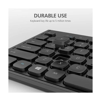 Picture of Micropack KM-228W iFREE MINI 2 Black Wireless Keyboard & Mouse Combo (with Bangla Layout)