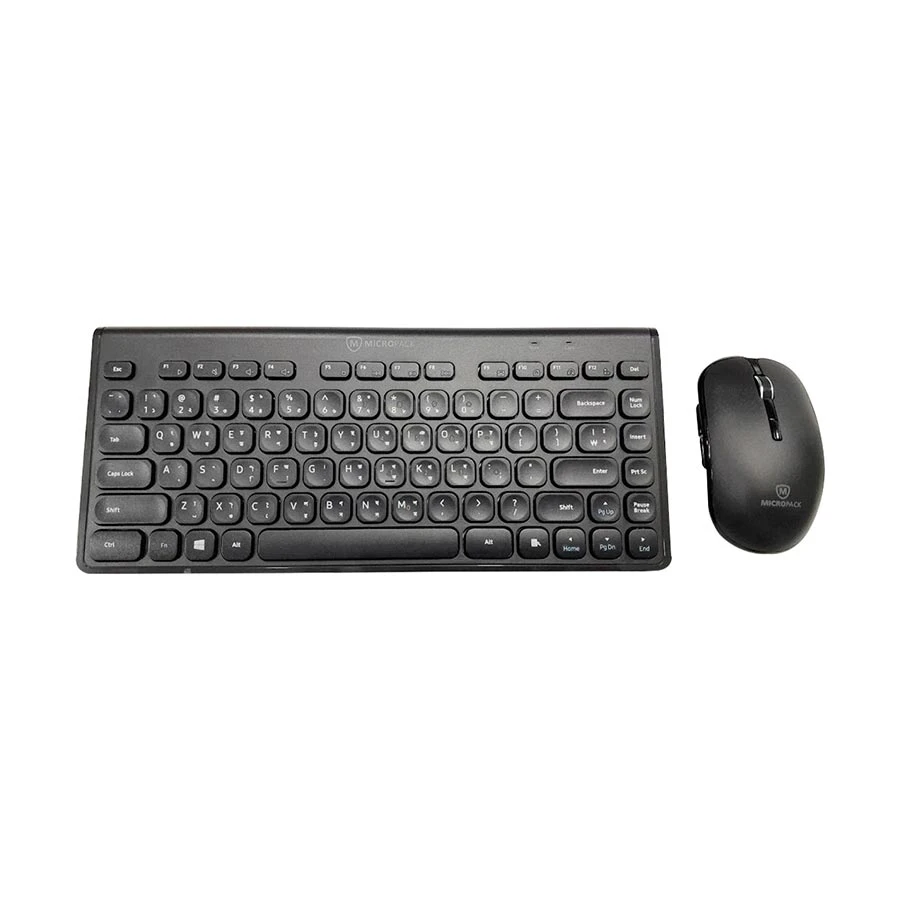 Picture of Micropack KM-228W iFREE MINI 2 Black Wireless Keyboard & Mouse Combo (with Bangla Layout)