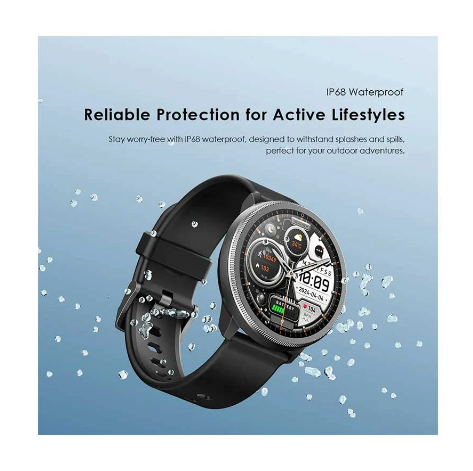 Picture of Oraimo Watch 5R OSW-820 AMOLED Black Bluetooth Calling Smart Watch