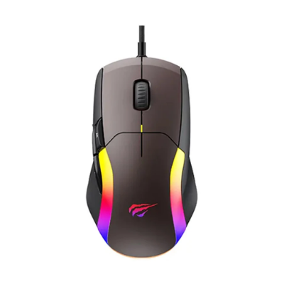 Picture of Havit MS959S RGB Wired Black & Ochre Programmable Gaming Mouse