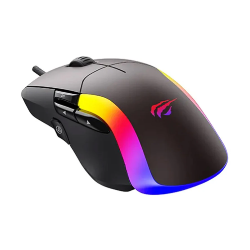 Picture of Havit MS959S RGB Wired Black & Ochre Programmable Gaming Mouse