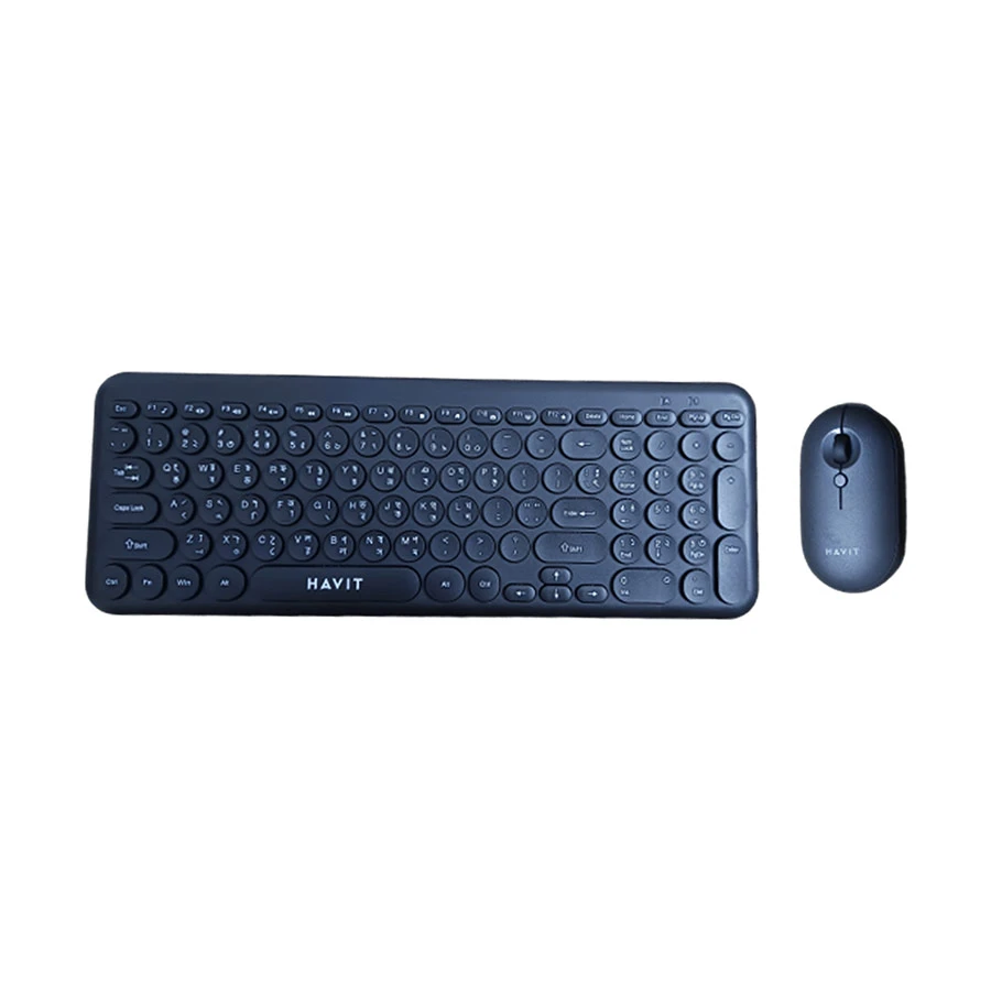 Picture of Havit KB254GCM Black Wireless Keyboard & Mouse Combo with Bangla