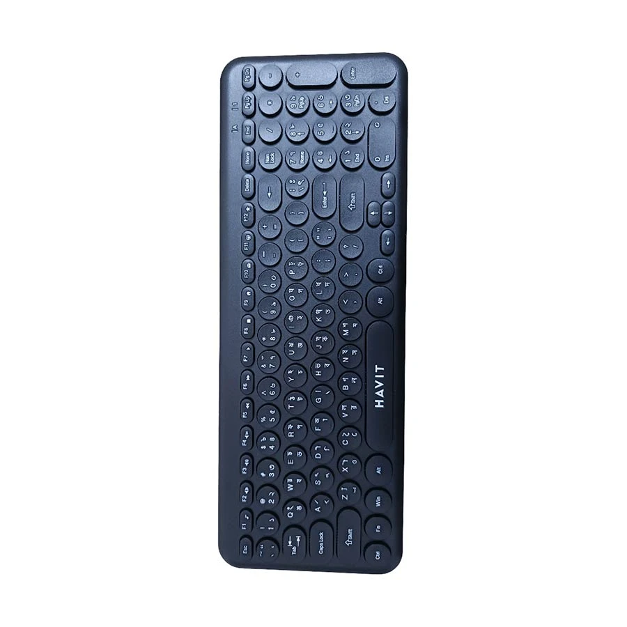 Picture of Havit KB254GCM Black Wireless Keyboard & Mouse Combo with Bangla
