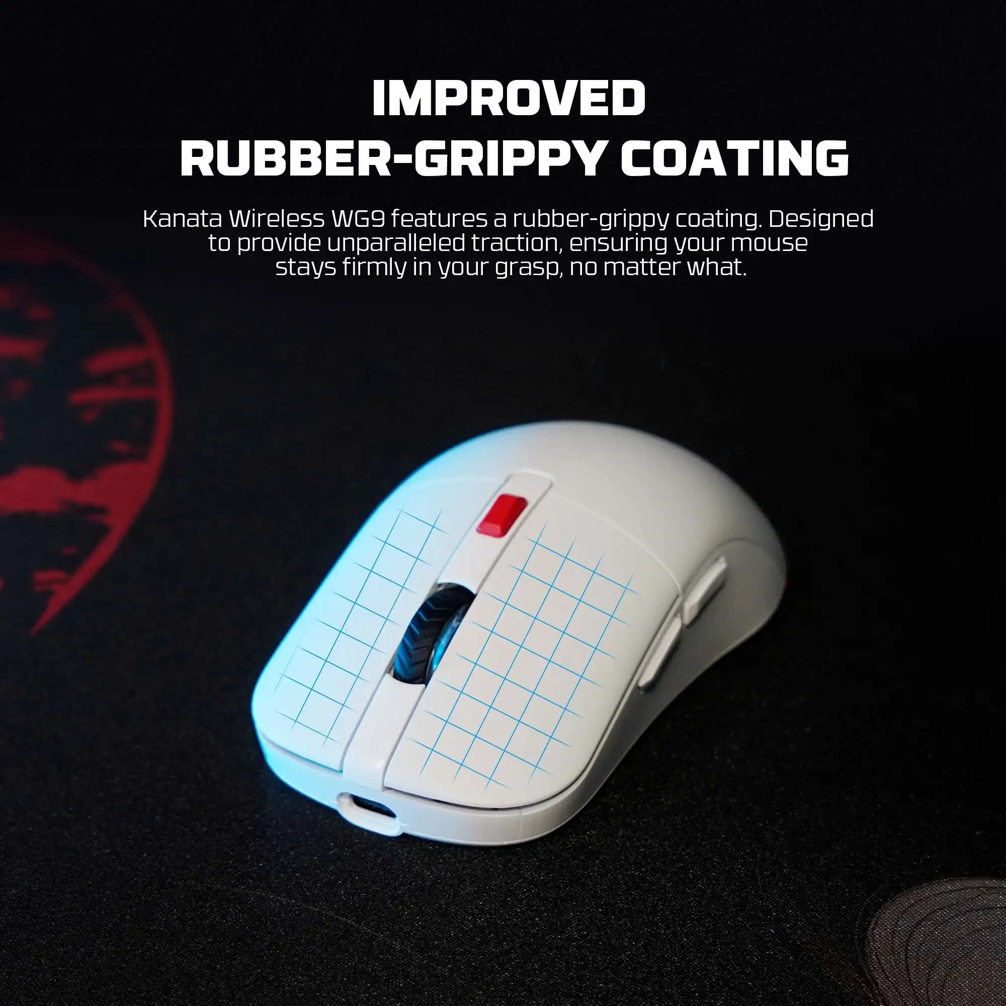 Picture of Fantech Kanata WG9 Wireless White Gaming Mouse