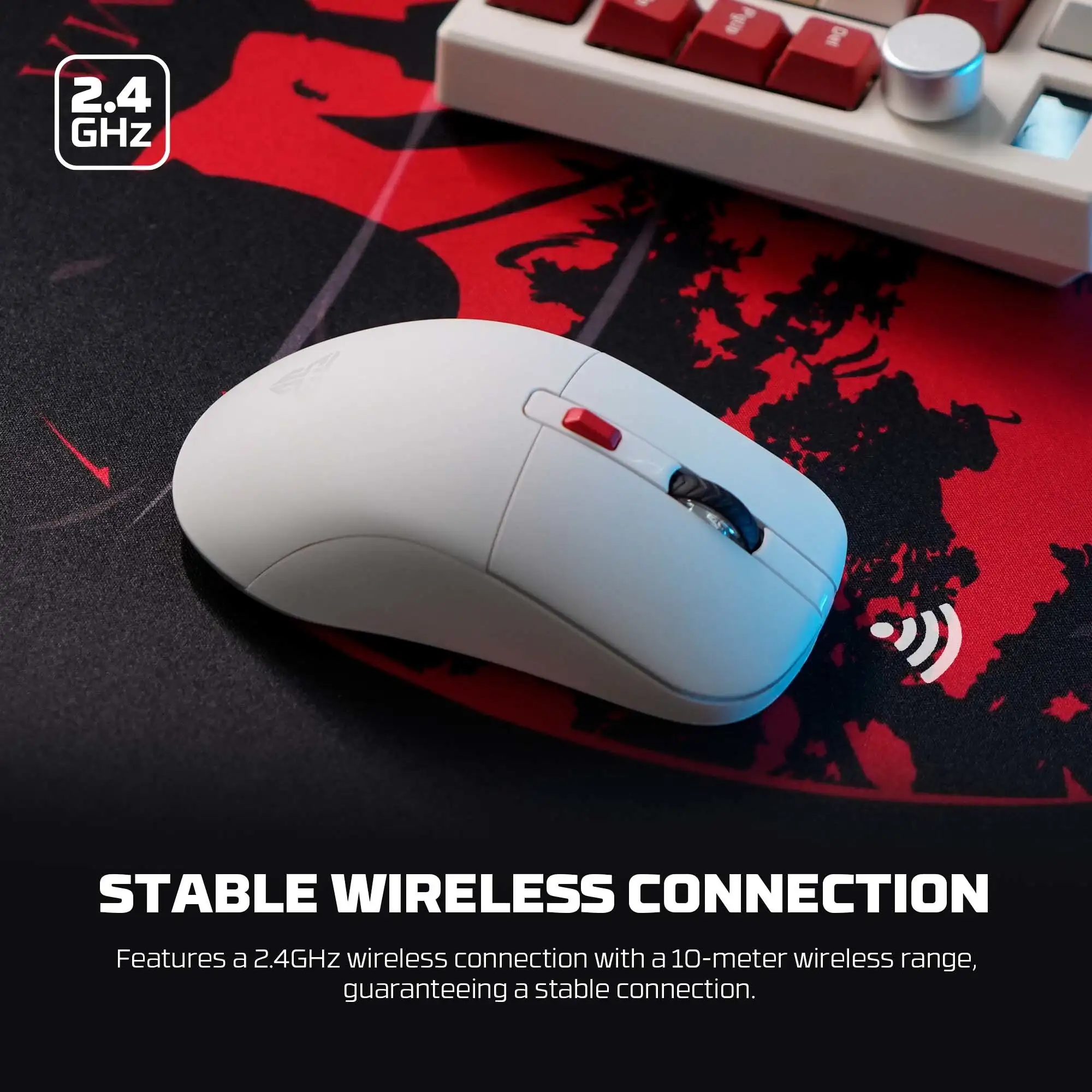 Picture of Fantech Kanata WG9 Wireless White Gaming Mouse