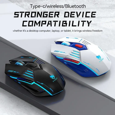Picture of T-WOLF X7 RGB (Multi Mode) Black Gaming Mouse