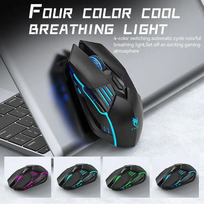 Picture of T-WOLF X7 RGB (Multi Mode) Black Gaming Mouse