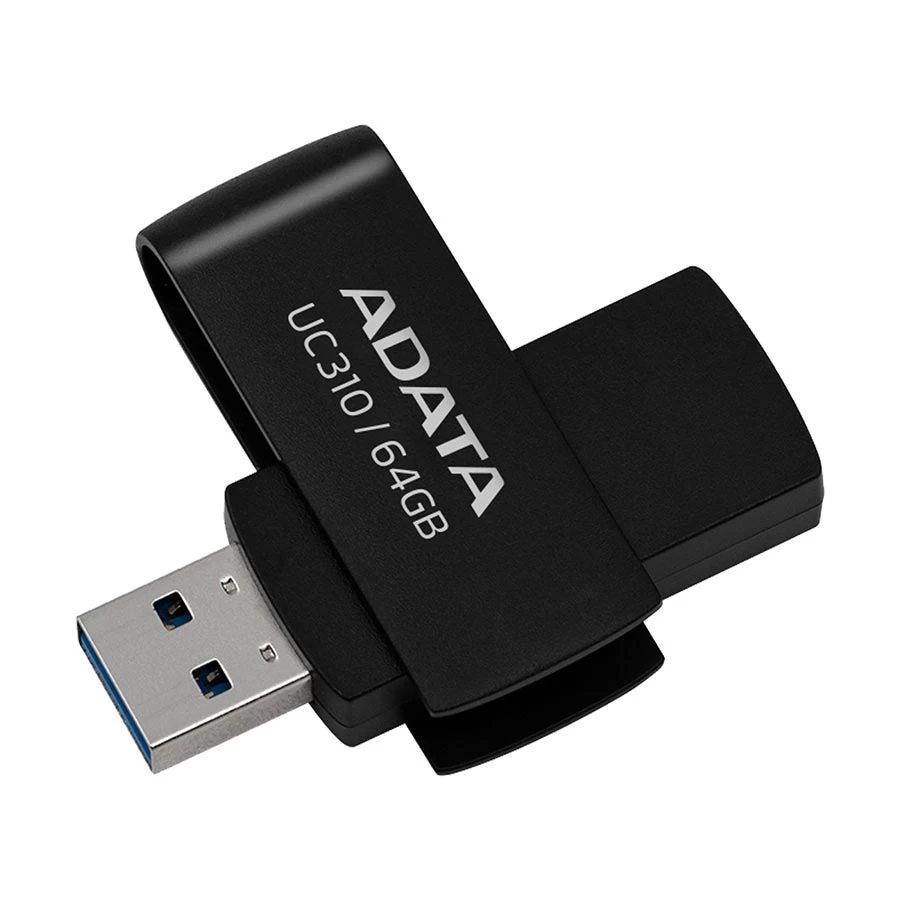 Picture of ADATA UC310 64GB USB 3.2 Black Pen Drive