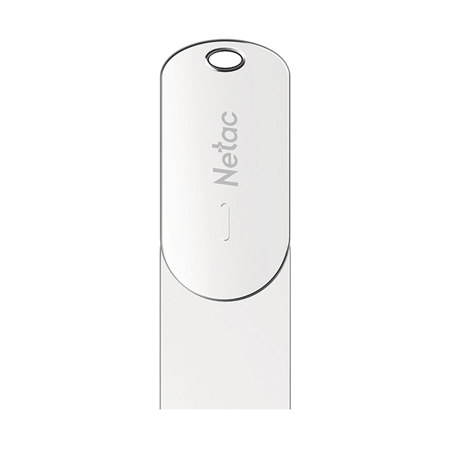 Picture of Netac U785C 64GB USB 3.1 Gen 1 & Type-C OTG Silver Pen Drive