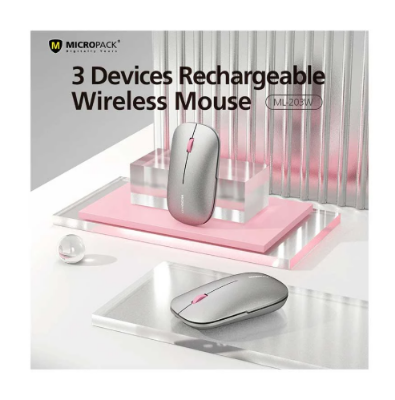 Picture of Micropack ML-203W Grey (Dual Mode) Silent Slim Mouse