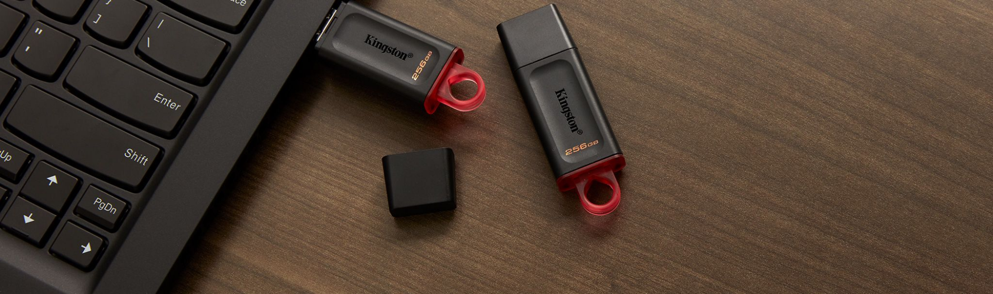 Picture of কিংস্টন DataTraveler Exodia 128GB USB 3.2 Black Pen Drive