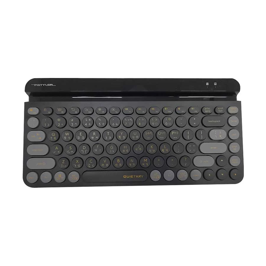 Picture of A4TECH FBK30 Fstyler Dual Mode Bluetooth Black Keyboard with Bangla