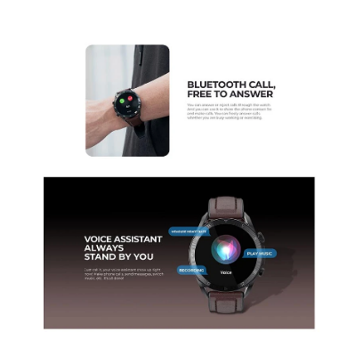 Picture of Havit M9030 Pro Amoled Bluetooth Calling Brown Smart Watch