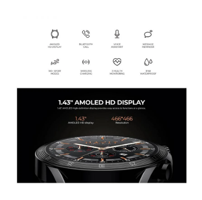 Picture of Havit M9030 Pro Amoled Bluetooth Calling Brown Smart Watch