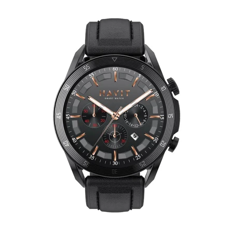 Picture of Havit M9030 Pro Amoled Bluetooth Calling Brown Smart Watch